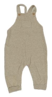 Béžové pletené laclové kalhoty Matalan