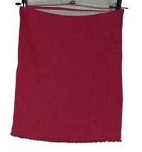 Nové - Dámska ružová rebrovaná úpletová sukňa Gina tricot