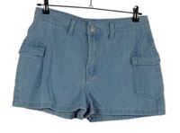 Dámské modré riflové kraťasy s kapsami Boohoo