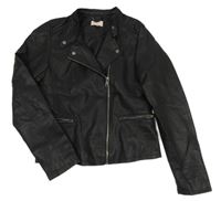 Černý koženkový  křivák KIDS ONLY