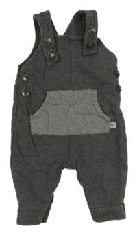 Sivé na traké tepláky s vreckom George