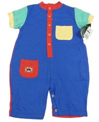 Nové - Barevný kraťasový overal 