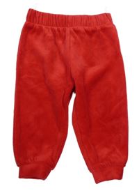 Červené sametové tepláky C&A