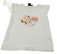 Biele tričko s Minnie Disney