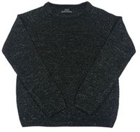 Čierny melírovaný sveter Primark