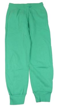 Světlezelené cuff tepláky H&M