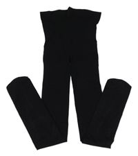 Černé silonové punčocháče