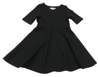 Čierne vzorované šaty LH