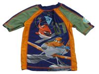 Tmavomodro-khaki UV tričko s PLANES Disney