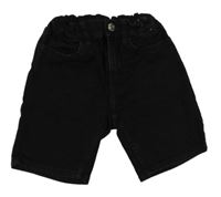 Černé slim fit riflové kraťasy H&M