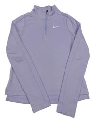 Světlefialové funkční sportovní mikinotriko s logom zn. Nike