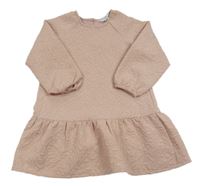 Pudrové vzorované šaty PRIMARK