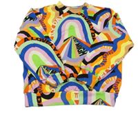 Farebná vzorovaná oversize mikina s nápismi H&M