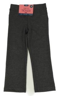 Nové - tmavosivé melírované teplákové nohavice Matalan