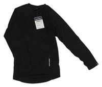 Nové - černé žebrované thermo triko NORTH BEND