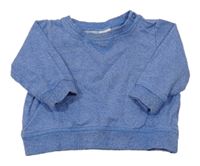Modro-biela melírovaná mikina H&M