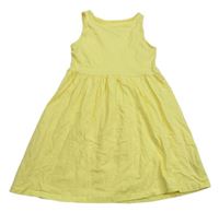 Žlté bavlnené šaty F&F
