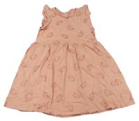 Staroružové bavlnené šaty s jednorožcami H&M
