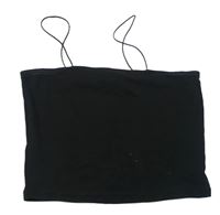 Černý crop top New Look
