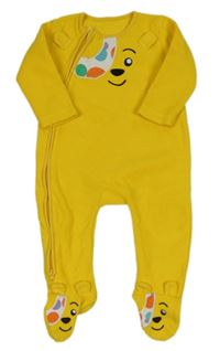 Hořčicový fleecový overal - Pudsey George