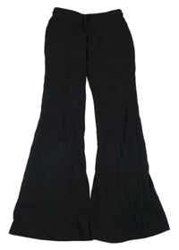 Černé flare tepláky H&M