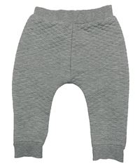 Šedé melírované prošívané tepláky George