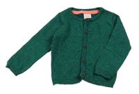 Zelený trblietavý prepínaci sveter Hema