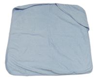 Svetlomodrá froté osuška s kapucňou Mothercare
