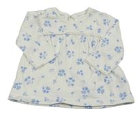 Biele kvetované tričko George