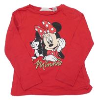Červené tričko s Minnie H&M