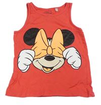 Červený top s Minnie Disney