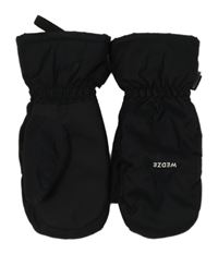 Černé šusťákové funkční palcové rukavice s logom zn. wedze