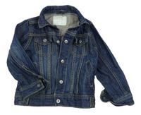 Tmavomodrá riflová bunda Vertbaudet