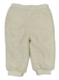 Smotanové chlpaté tepláky Tu