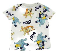 Bílé tričko s Bluey 