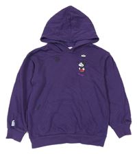 Fialová mikina s Mickeym a kapucí H&M