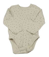 Bílé puntíkaté žebrované body George