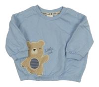 Svetlomodrá mikina s medvedíkom Next