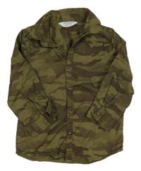 Khaki army košeľová bunda Primark