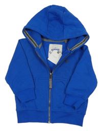 Nové - Tmavomodrá propínací mikina s dinem a kapucí Next