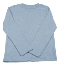 Svetlomodré úpletové tričko Tu