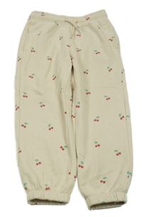 Béžové tepláky s třešněmi M&S