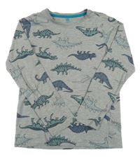 Sivé tričko s diny HEMA