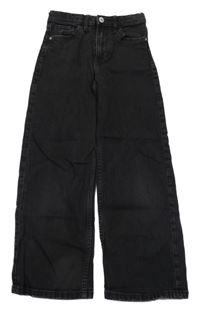 Tmavošedé široké rifle H&M