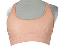 Dámsky ružový vzorovaný športový crop top H&M