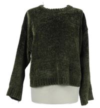 Dámsky khaki žinylkový sveter New Look