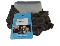 Nové - Pánský hnědo-červený vzorovaný multifunkční šátek