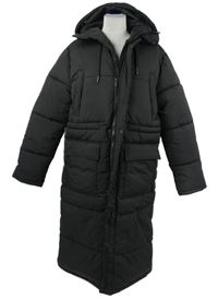 Pánsky čierny šušťákový zimný kabát s kapucňou Firetrap