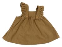 Béžové menšestrové na traké šaty