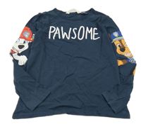 Tmavomodré tričko s Tlapkovou patrolou H&M